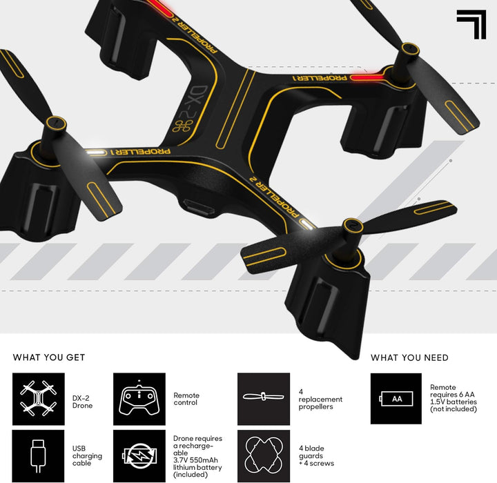 Dron de Acrobacias 2.4 GHz RC DX [Casi Agotado]