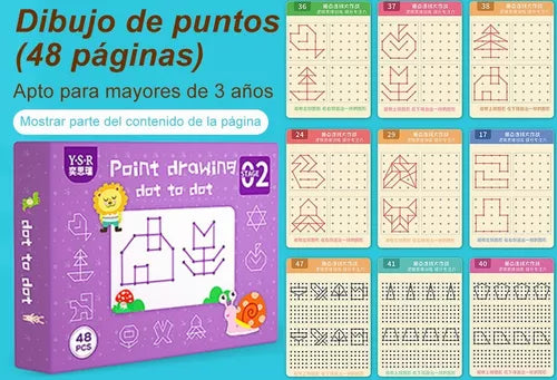 Libro Montessori trazos y puntos